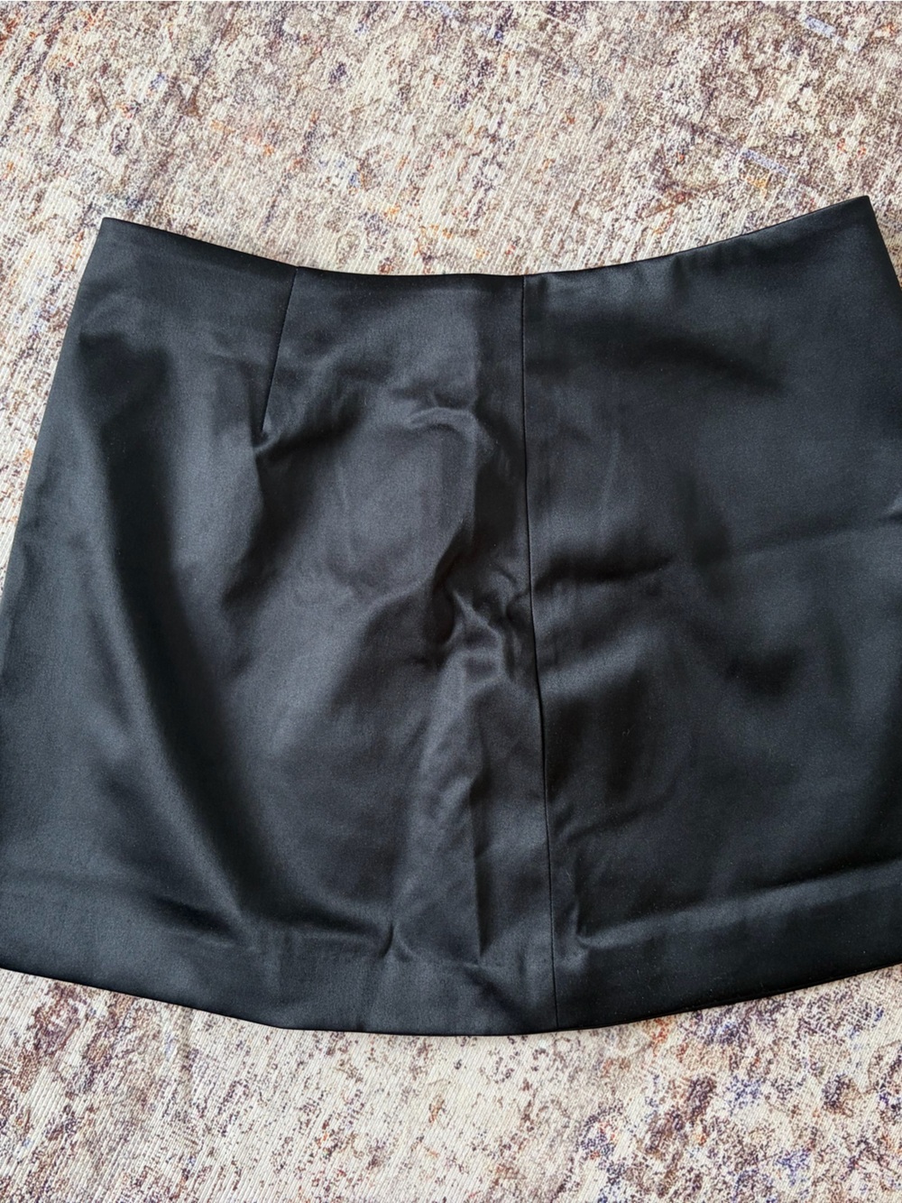Gap Satin Black Mini Skirt size 10P